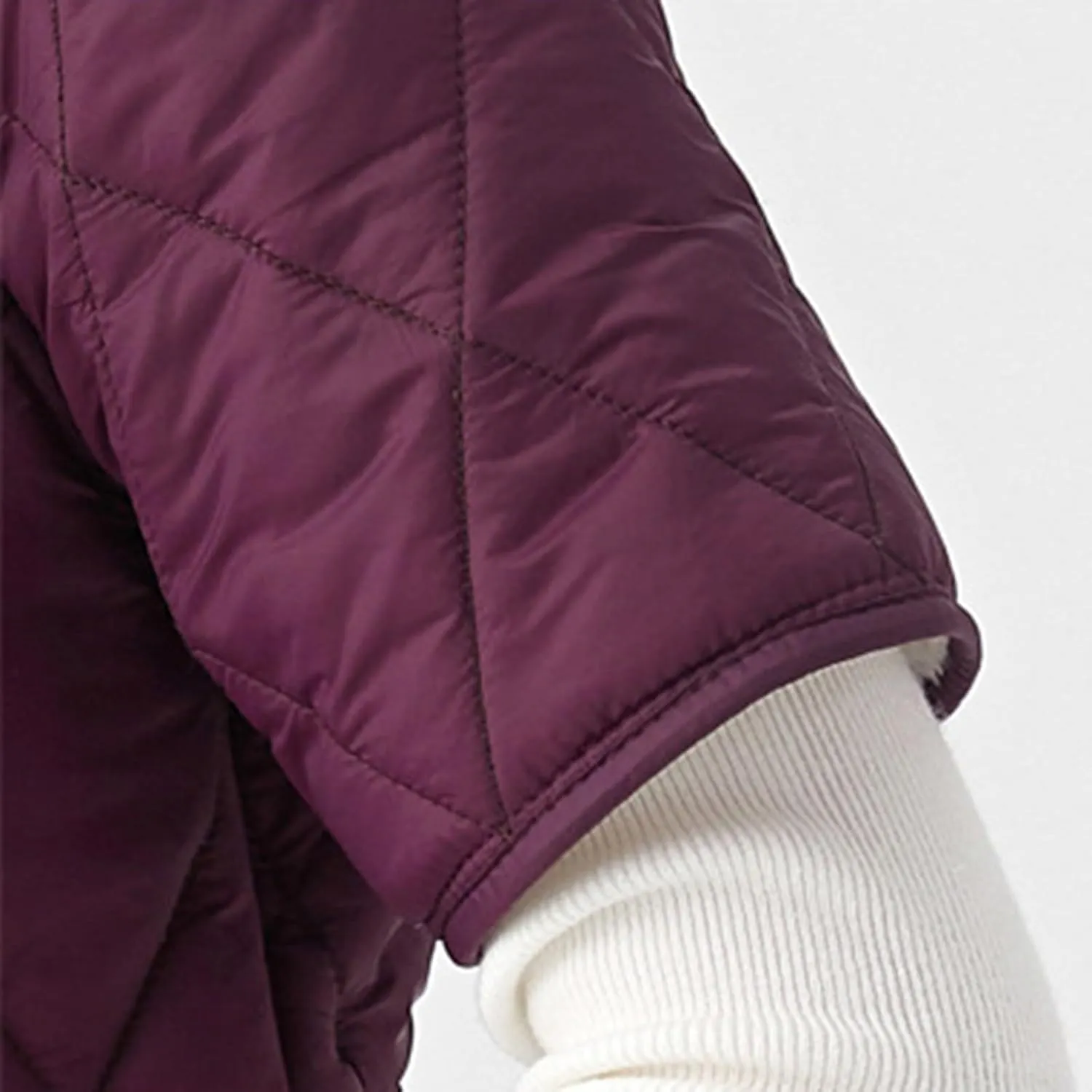 Quilted Jackets for Women Lightweight Petite Puffer Down Jacket Parkas Button Fleece Sherpa Short Sleeve Winter Coat