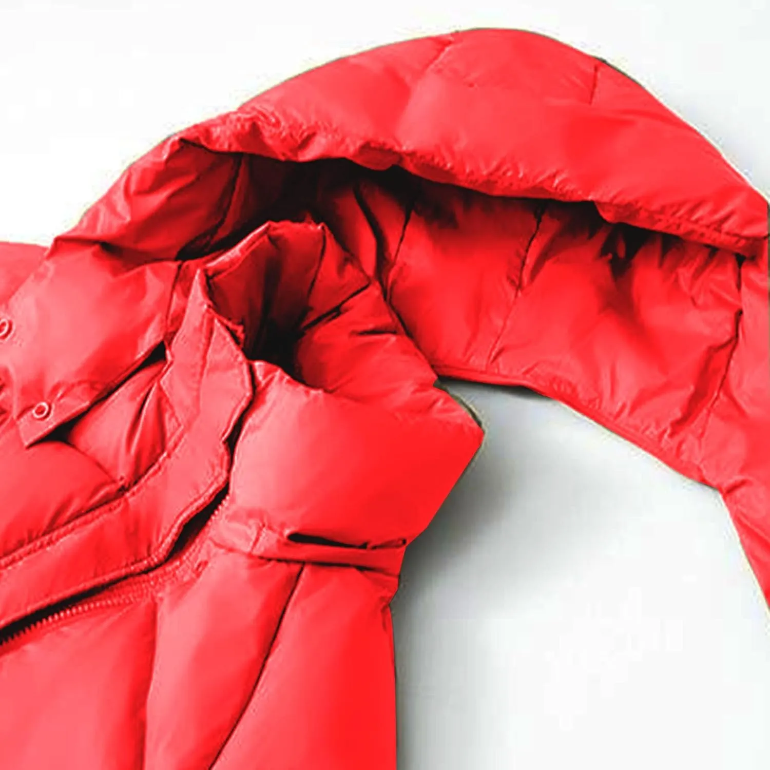 Quilted Jackets for Women Puffy Bubble Puffer Coat Winter Loose Outerwear Warm Down Jackets with Removable Hood