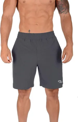 RONEX Training Sleek Shorts Gym Workout Shorts Quick Dry Weightlifting Pants Jogger with Pockets Runnning Bodybuilding
