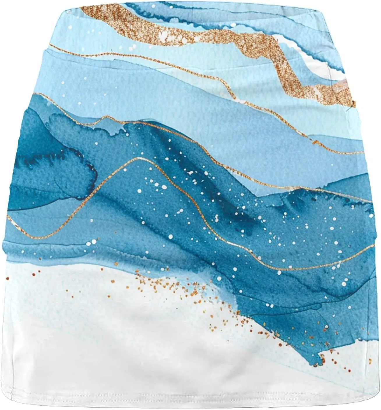Skorts for Woman Fashion High Waist Floral Print Skirts Inner Shorts Summer Sports Running Skirt 2025 Gym Yoga Outfit