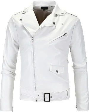 The Next Mens Outwear Moto Biker Leather Coats Slim Leather Jackets Zipper Motorcycle Genuine Leather Jackets