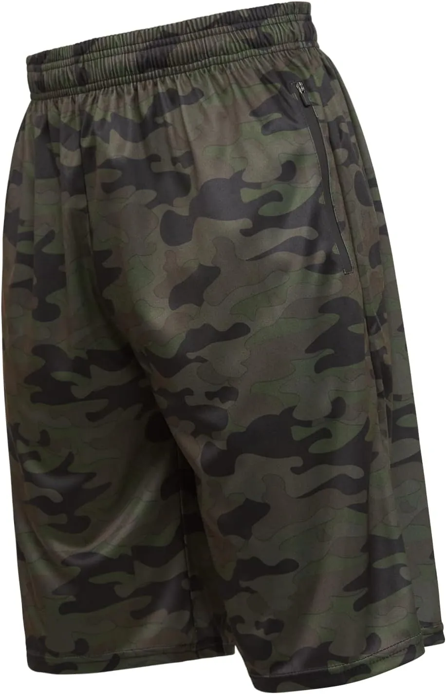 Ultra Performance Mens 5 Pack Athletic Running Shorts, Basketball Gym Workout Shorts for Men with Zippered Pockets