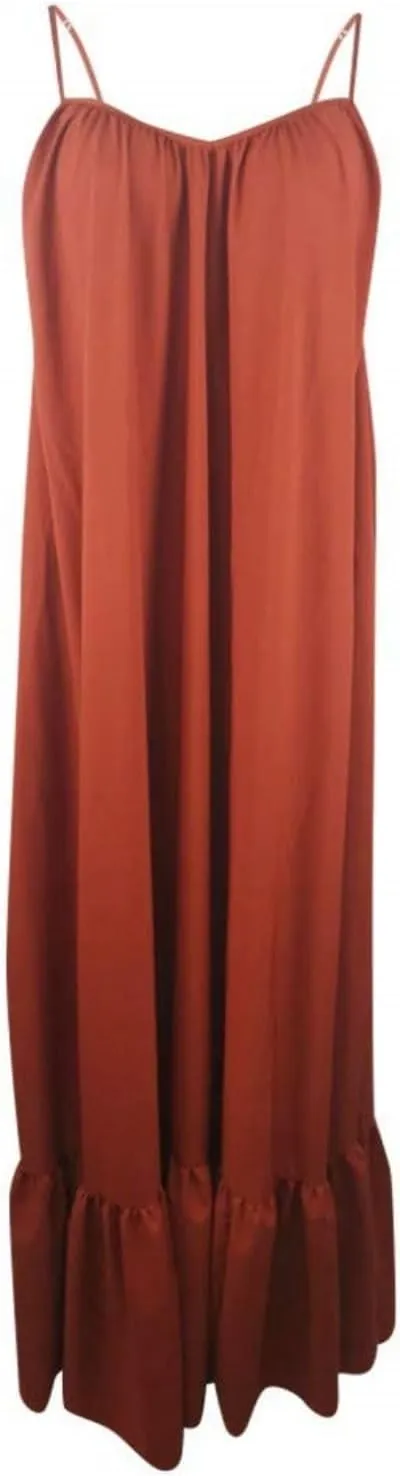 Wedding Guest Dress for Women Sexy Spaghetti Strap Backless Maxi Dress Summer Flowy Swing Dresses Fashion 2025