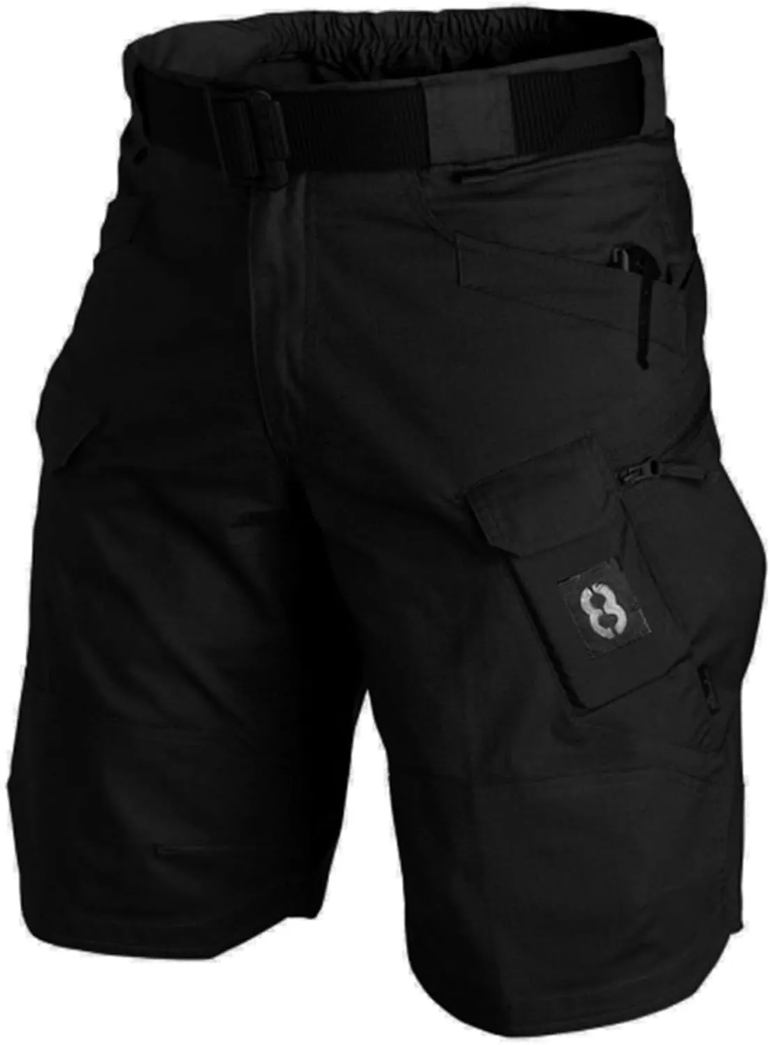 WENKOMG1 Mens Cargo Shorts 4th of July Outdoor Tactical Shorts Patritotic Printed Military Shorts with Multi Pockets