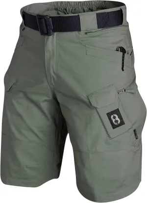 WENKOMG1 Mens Cargo Shorts 4th of July Outdoor Tactical Shorts Patritotic Printed Military Shorts with Multi Pockets