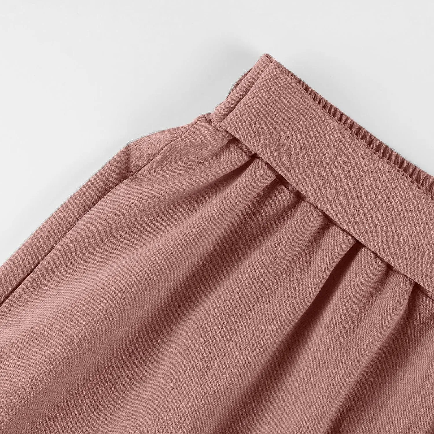 Wide Leg Dress Pants for Women Paperbag High Waisted Business Casual Pants Palazzo Lounge Pants Trousers with Pockets