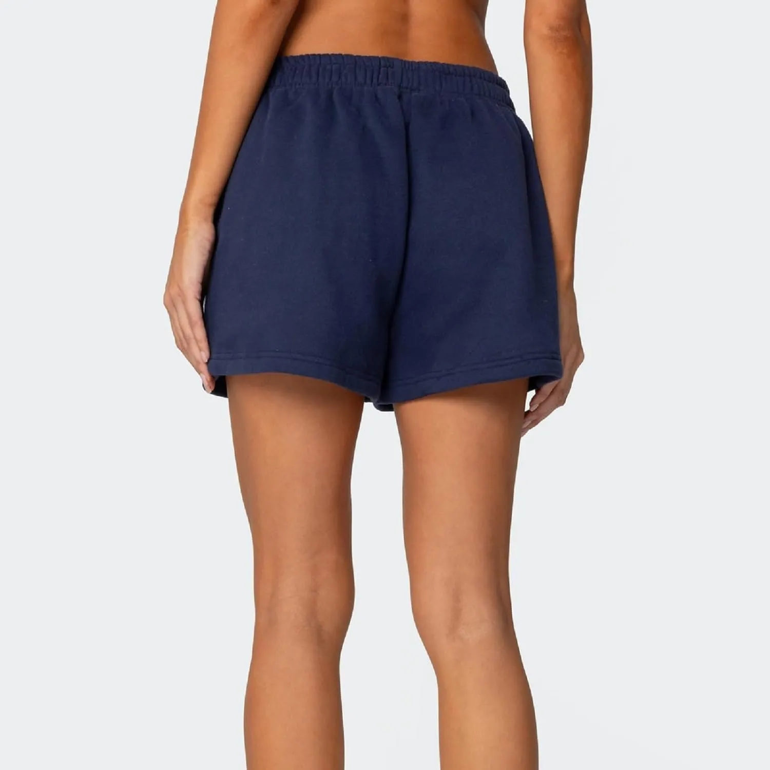 Women Low Rise Sweat Shorts Casual Y2k Drawstring Low Waisted Athletic Shorts Summer Cute Lounge Running Shorts
