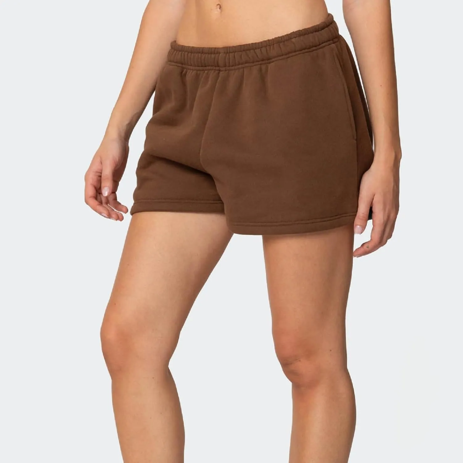 Women Low Rise Sweat Shorts Casual Y2k Drawstring Low Waisted Athletic Shorts Summer Cute Lounge Running Shorts