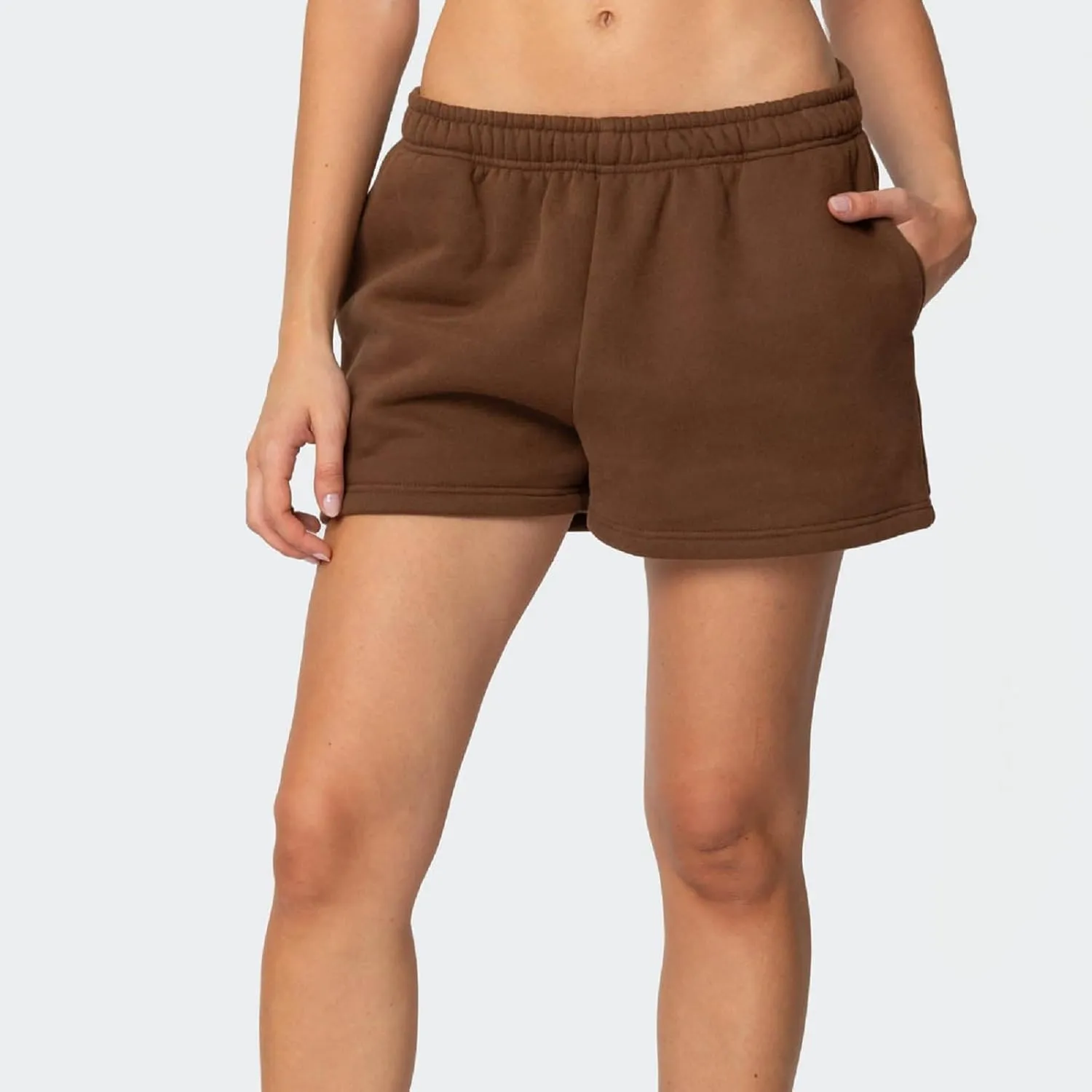 Women Low Rise Sweat Shorts Casual Y2k Drawstring Low Waisted Athletic Shorts Summer Cute Lounge Running Shorts