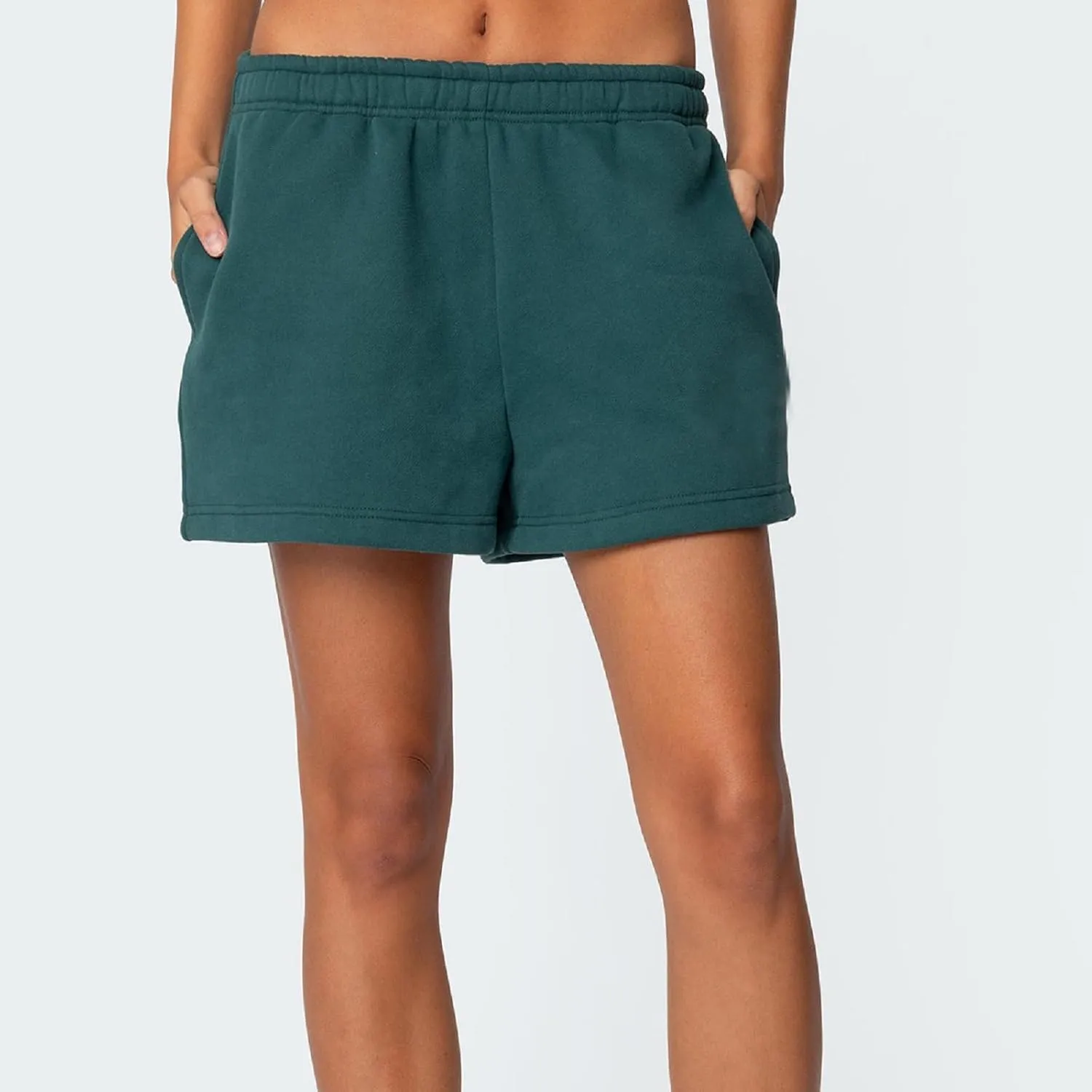 Women Low Rise Sweat Shorts Casual Y2k Drawstring Low Waisted Athletic Shorts Summer Cute Lounge Running Shorts