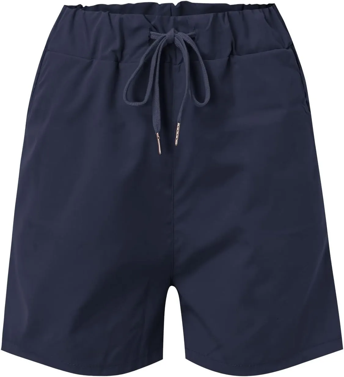 Women Summer Sporst Shorts Casual Drawstring Elastic Waisted Running Workout Shorts Lightweight Comfortable Shorts