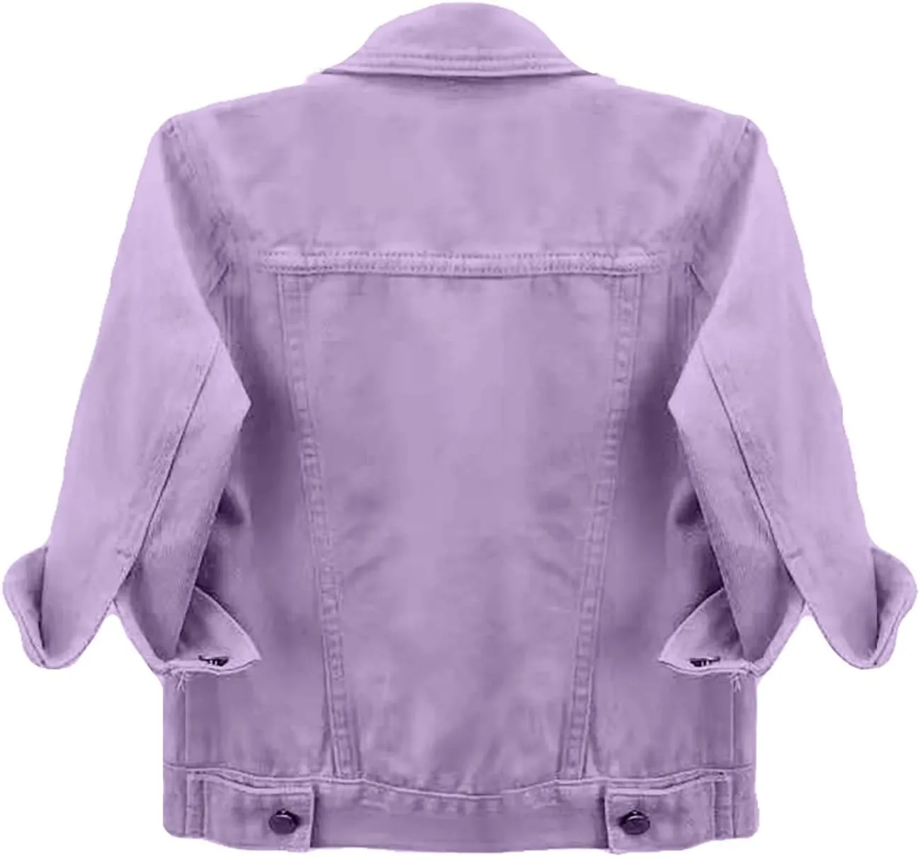 Women's Casual Denim Jacket Basic Button Down Denim Jean Jacket Boyfriend Denim Coat Cropped Denim Trucker Top