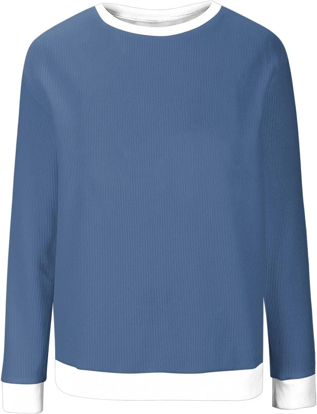 Women's Crew Neck Sweatshirts Oversized Pullover Casual Fleece Long Sleeve Loose Fit Tops Shirts Fashion 2024 Fall