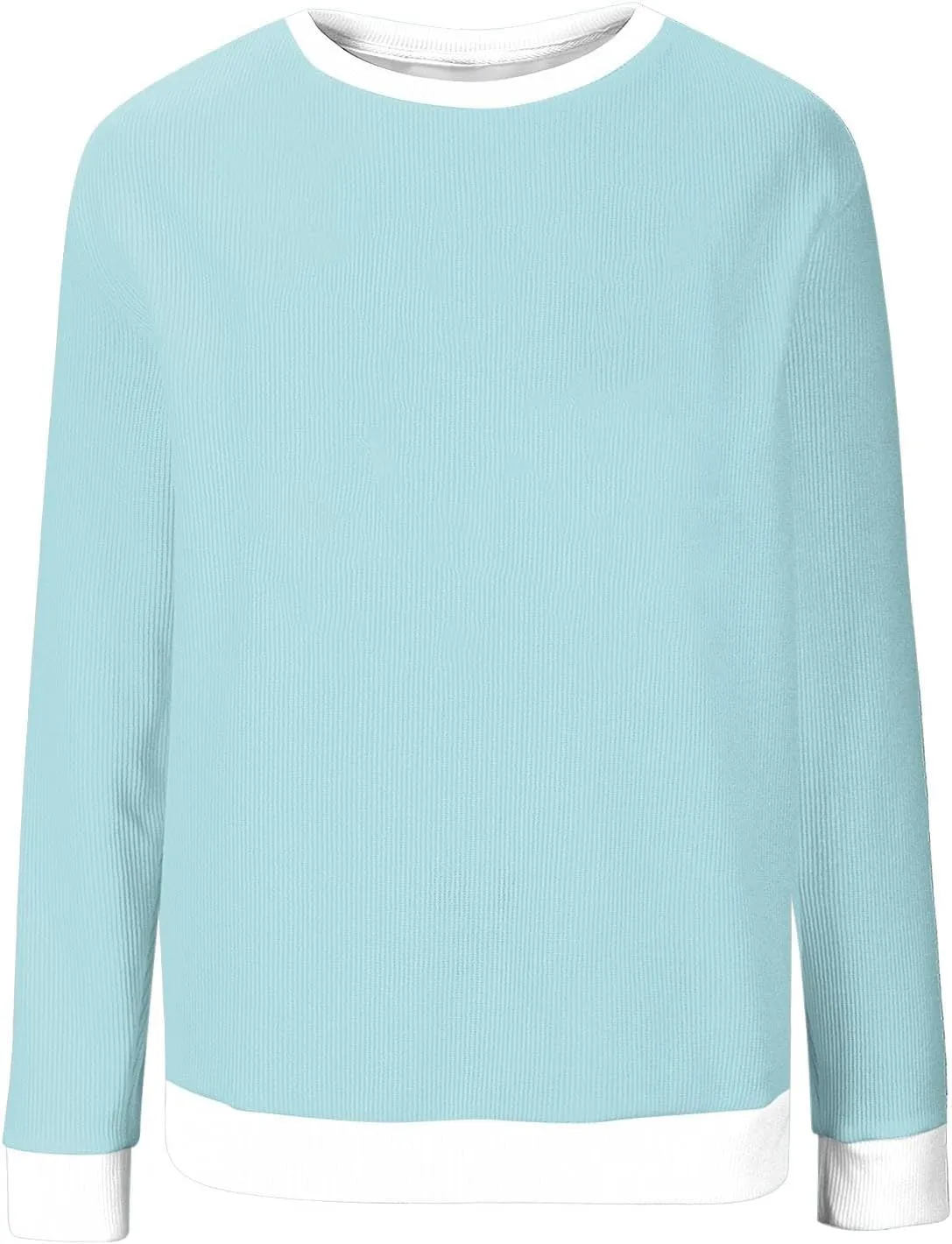 Women's Crew Neck Sweatshirts Oversized Pullover Casual Fleece Long Sleeve Loose Fit Tops Shirts Fashion 2024 Fall