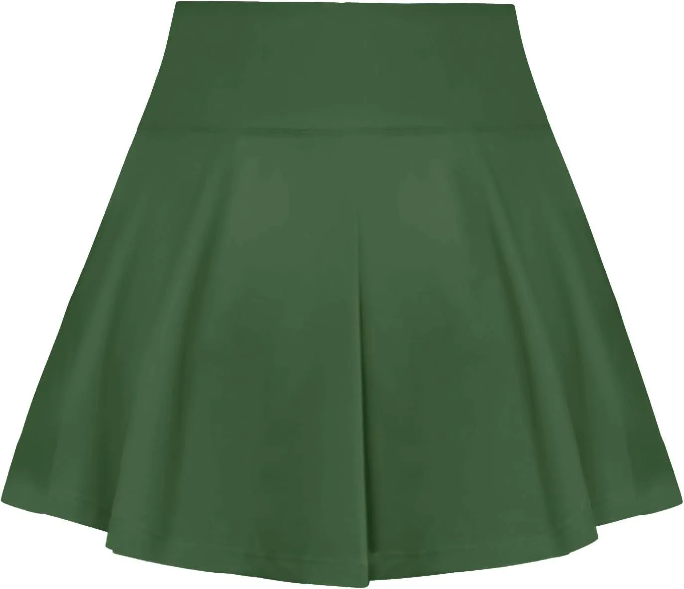 Women's High-Waisted Pleated Skirt with Shorts Mini Tennis Athletic Golf Skirts Girls Skater Skorts Cheer Uniform