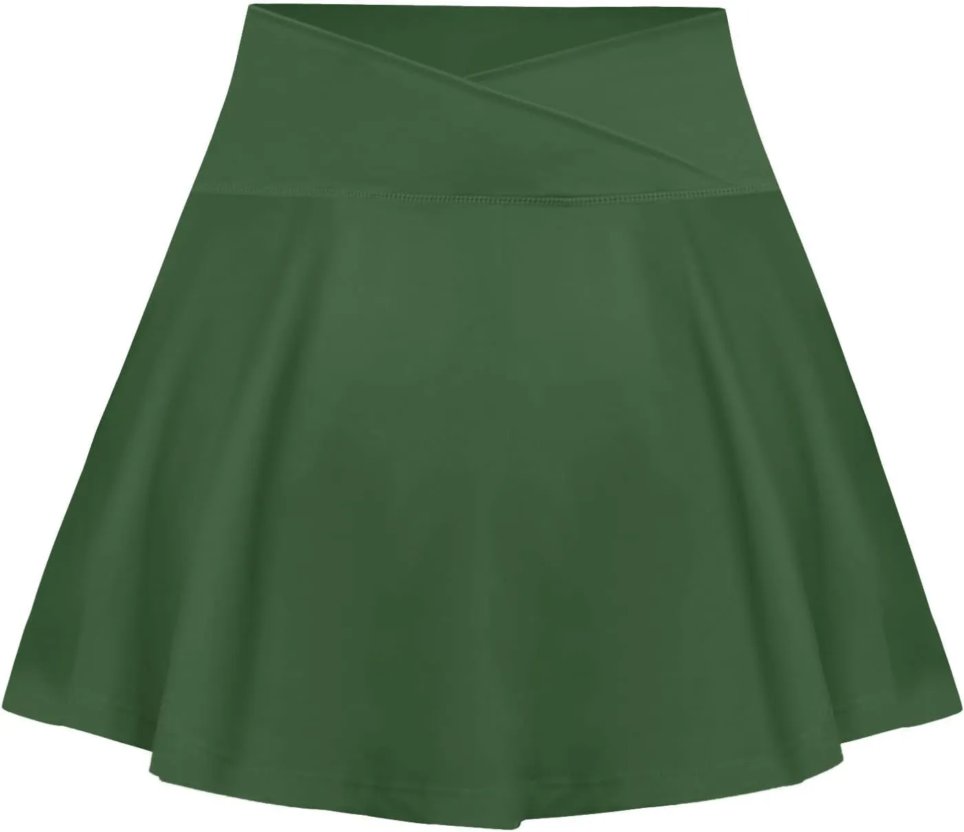Women's High-Waisted Pleated Skirt with Shorts Mini Tennis Athletic Golf Skirts Girls Skater Skorts Cheer Uniform