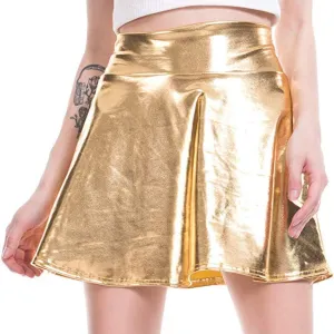 Womens Skirts Women's Casual Fashion Flared Pleated Sexy A-Line Mini Skirt Women's Athletic Skirts Tennis Bikini