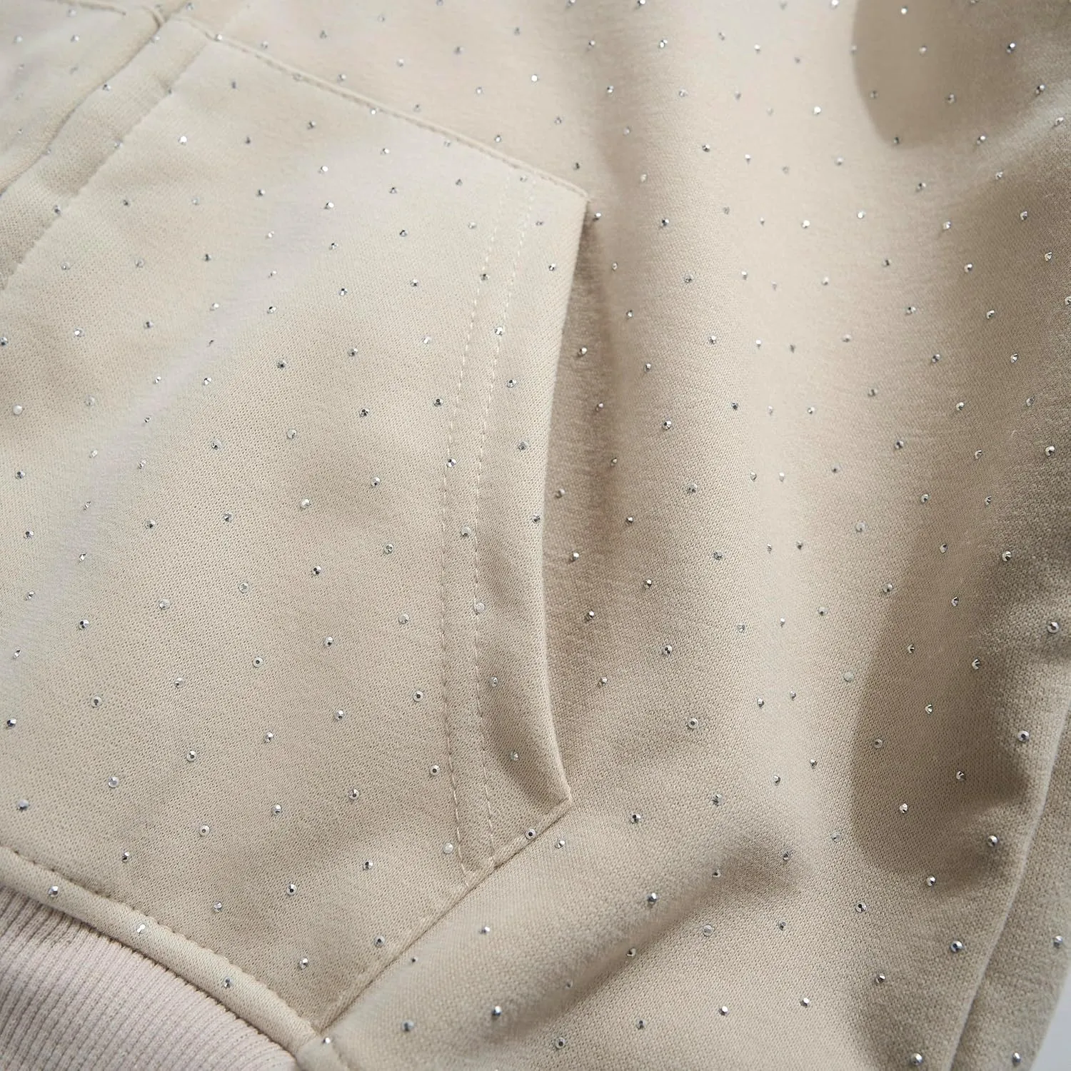 Womens Two Piece Polka Dot Loungewear Set: Hoodie Wide Leg Pants Casual Soft Breathable Cotton Blend Relaxed Fit