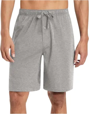 Xiaojmake Men's Pajama Shorts Button Soft Sleepwear PJs Bottoms Elastic Waistband Cotton Loungewear Plus Size Sleep Shorts