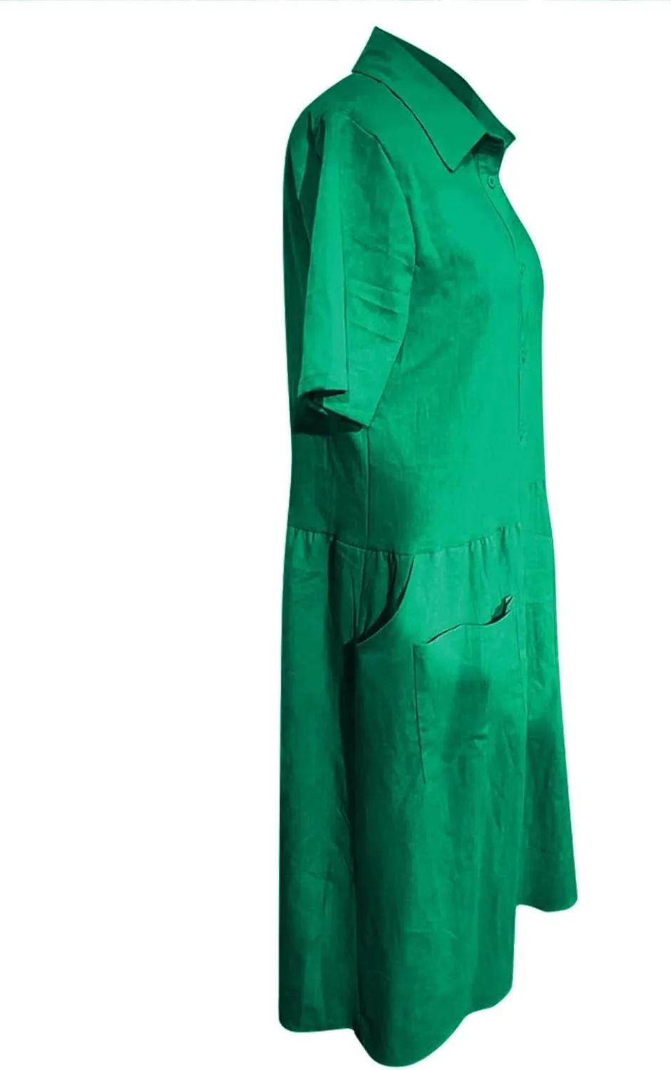 XOWRTE 2025 Women Summer Vacation Linen Dresses Sleeveless Crewneck Loose Beach Sundress Tank Maxi Dress with Pockets