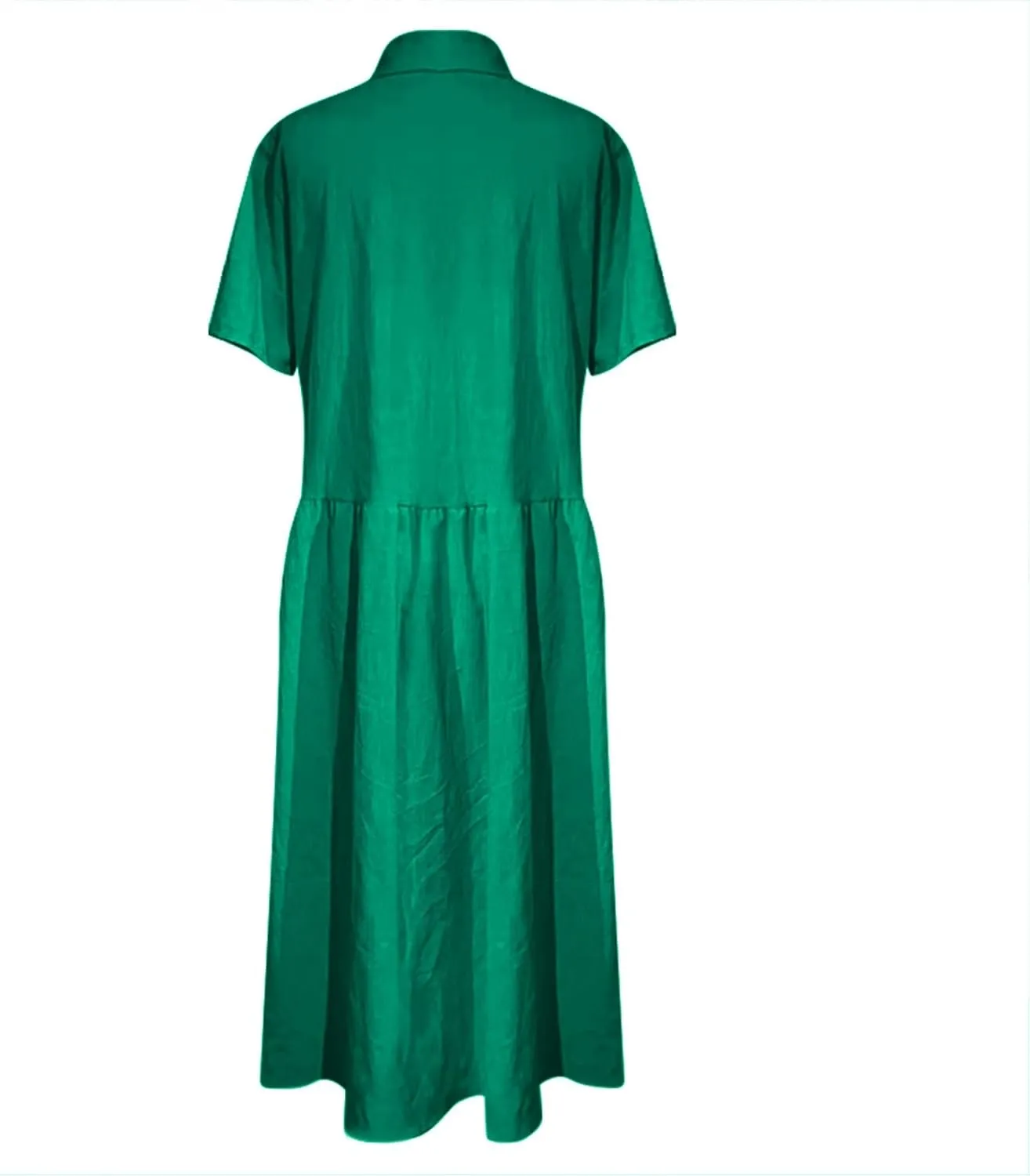 XOWRTE 2025 Women Summer Vacation Linen Dresses Sleeveless Crewneck Loose Beach Sundress Tank Maxi Dress with Pockets