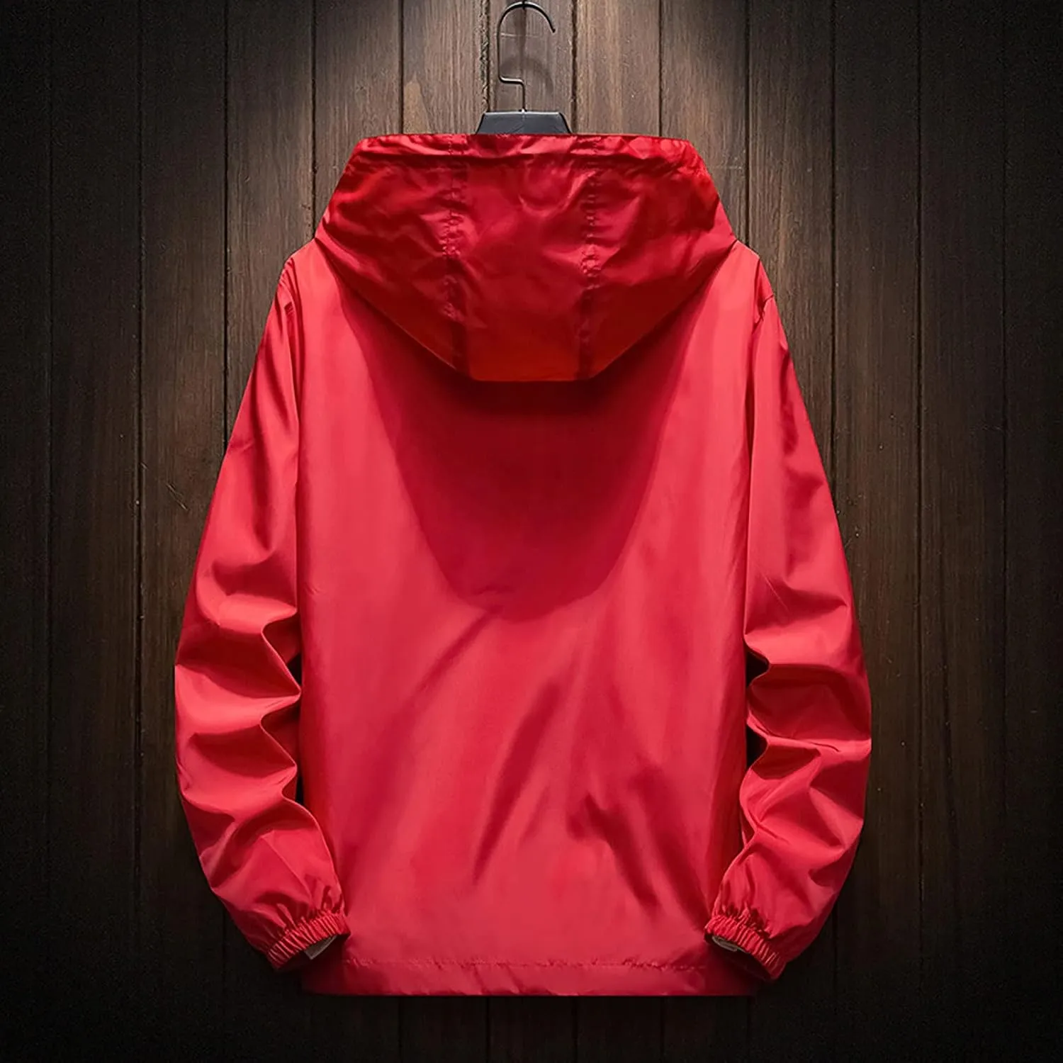 Ymosrh Men's Travel Rain Jackets Lightweight Water Resistant Running Hiking Fishing Light Coats Jacket Windbreaker